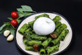 BURRATA PESTO & CHERRY TOMATOES